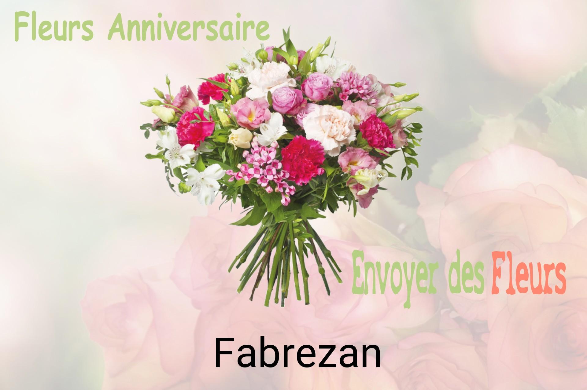 Bouquet de fleurs d’anniversaire livré à Fabrezan