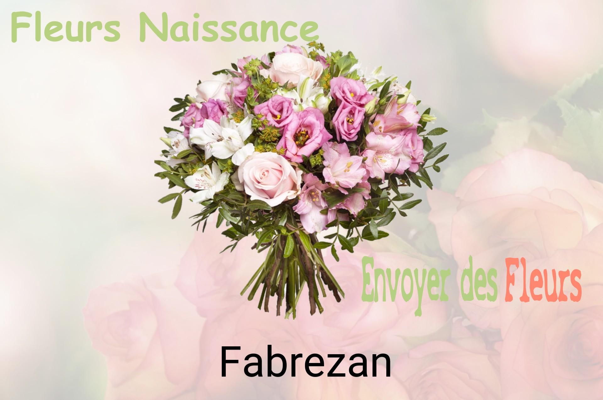 Bouquet de fleurs de naissance livré à Fabrezan